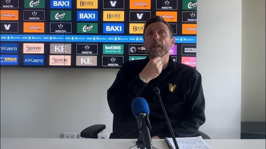 Di Francesco: "Dobbiamo preoccuparci di noi stessi"