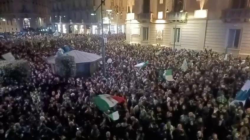 Avellino in Serie B, la festa  in piazza Libertà