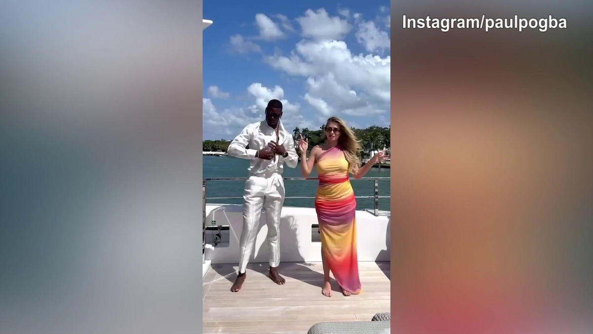 Pogba e la moglie, che balletto!