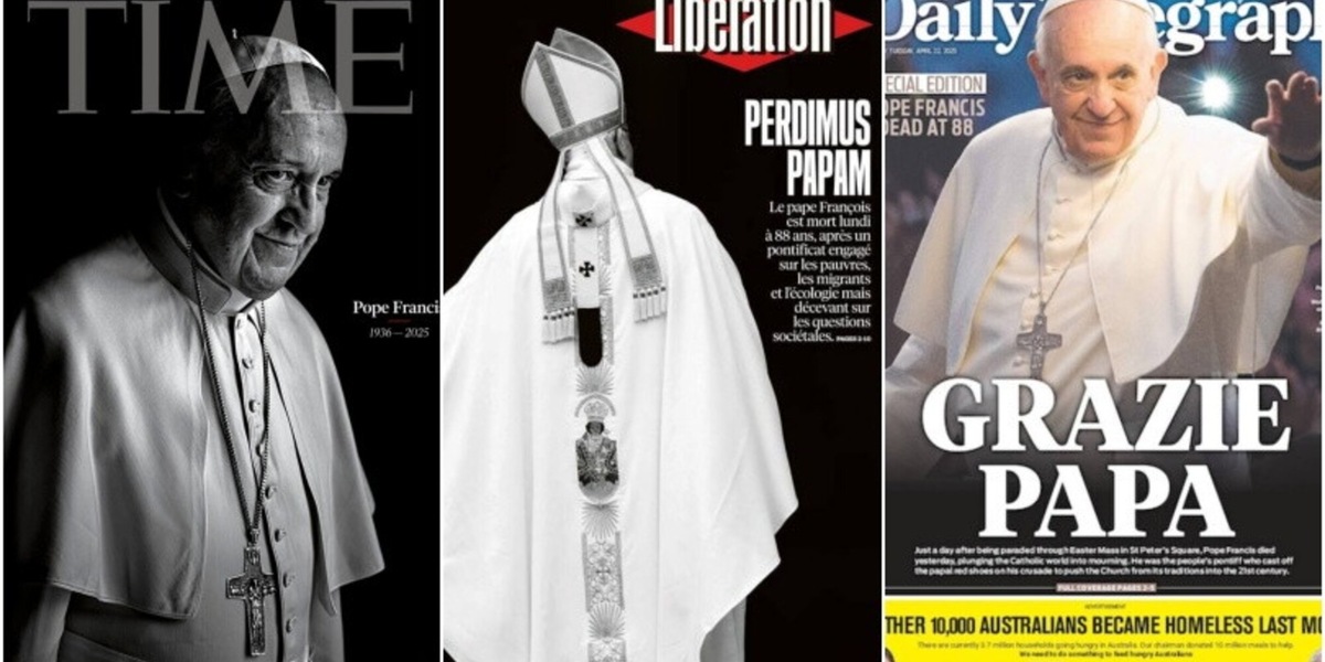 Le prime pagine dei quotidiani internazionali sulla morte di Papa Francesco