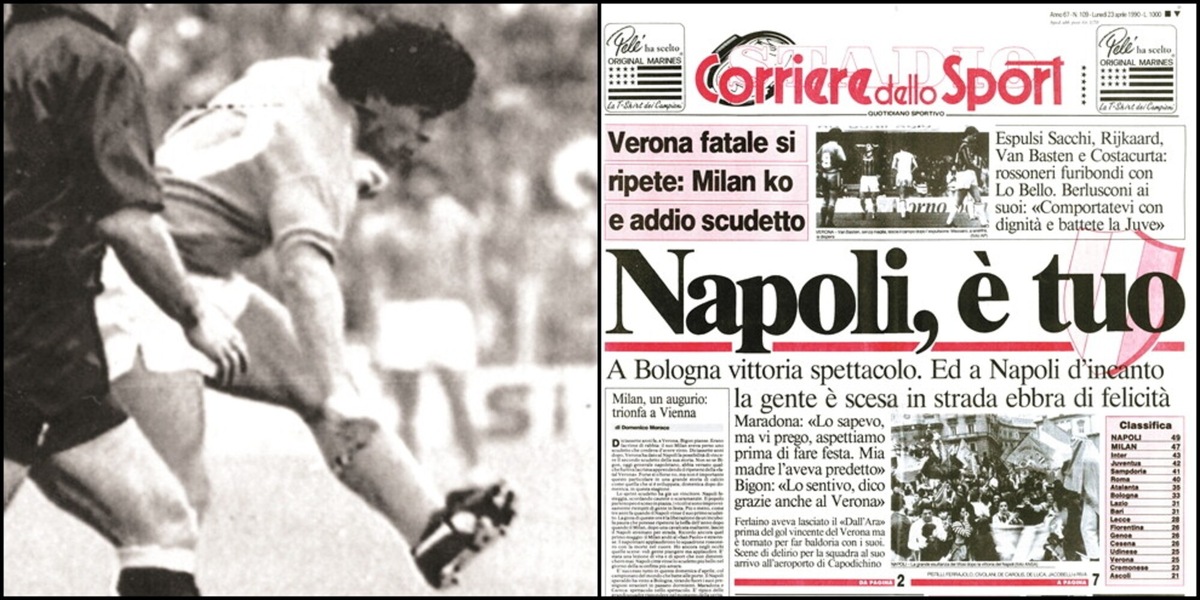 Diego, il sorpasso scudetto