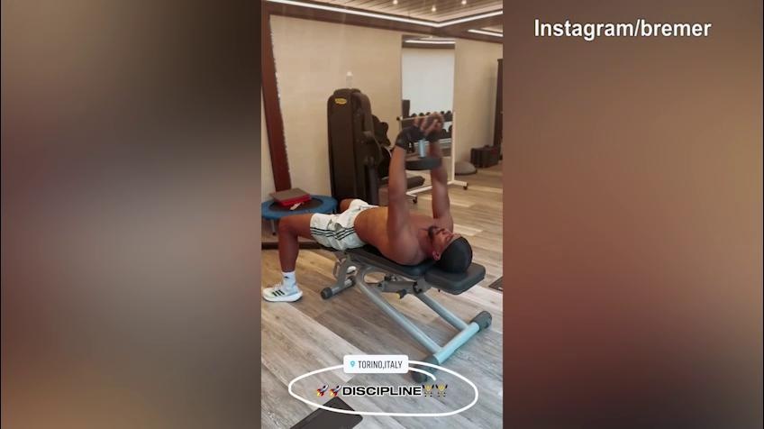 Juventus, altro giorno in palestra per Bremer