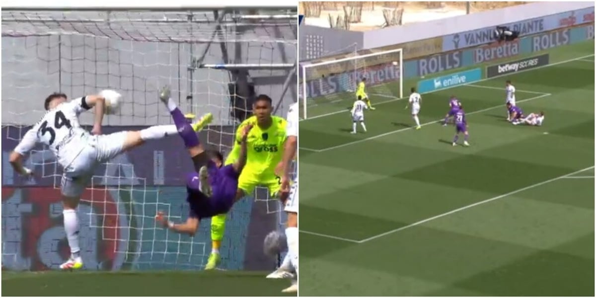 Mandragora, rovesciata pazzesca in Fiorentina-Empoli: la fotosequenza