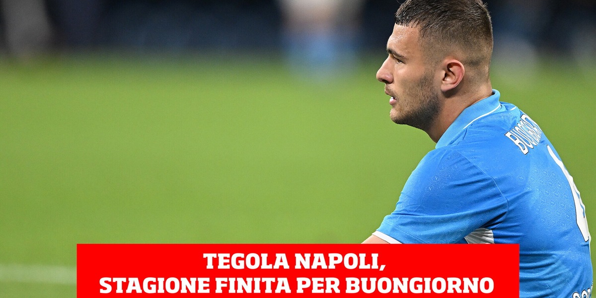 Tegola Napoli, stagione finita per Buongiorno