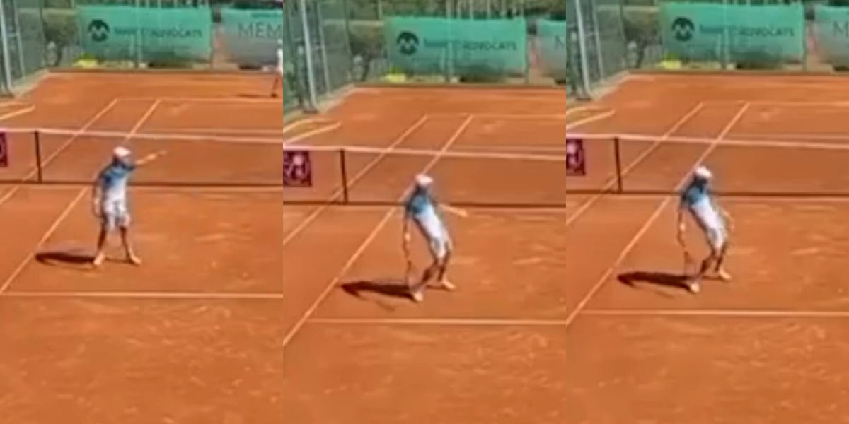Tennista squalificato dopo il bruttissimo gesto volgare: cos'ha detto al giudice di sedia