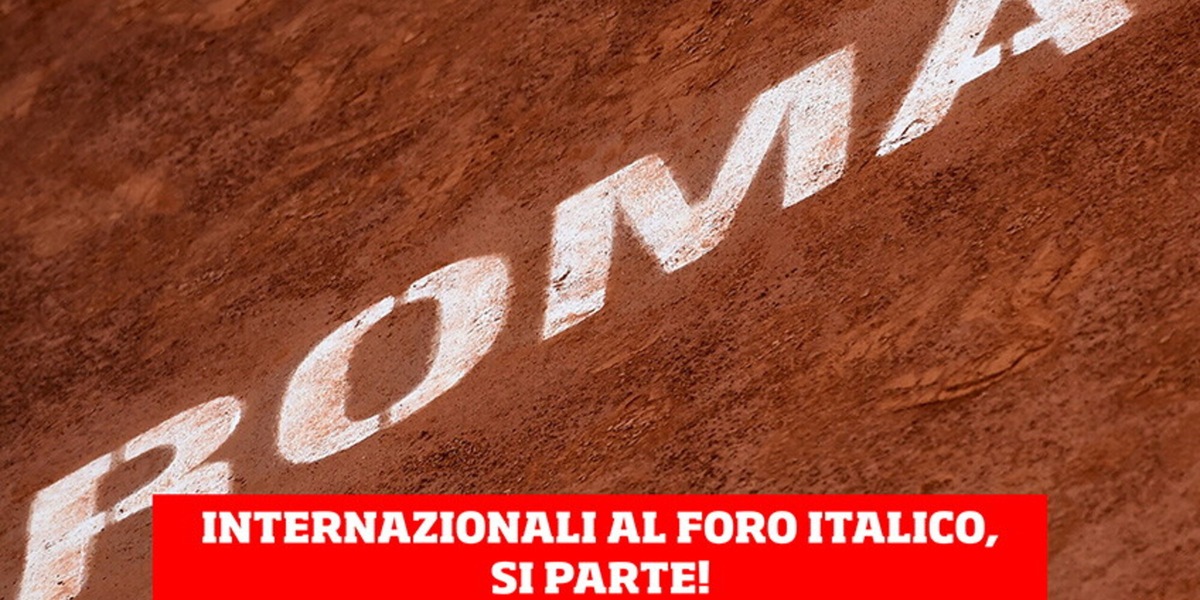 Internazionali al Foro Italico, si parte!