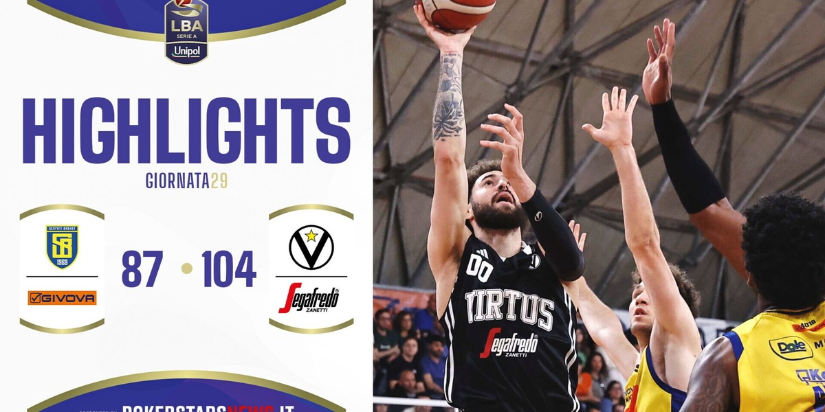Givova Scafati – Virtus Segafredo Bologna | PokerstarsNews Highlights Serie A Unipol 2024/2025