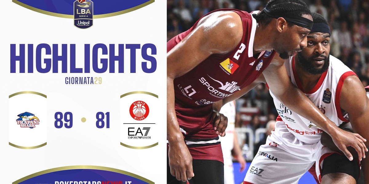 Trapani Shark – EA7 Emporio Armani Milano | PokerstarsNews Highlights Serie A Unipol 2024/2025