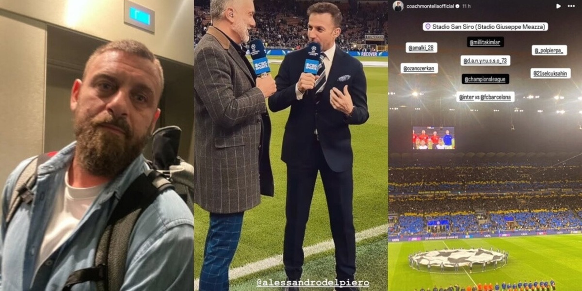 Del Piero, De Rossi e Montella: quanti campioni a San Siro per Inter-Barcellona