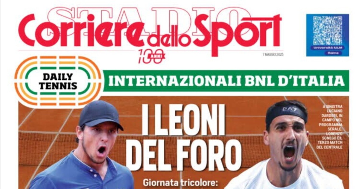 Il Corriere dello Sport è agli Internazionali d’Italia con uno speciale di 24 pagine ogni giorno