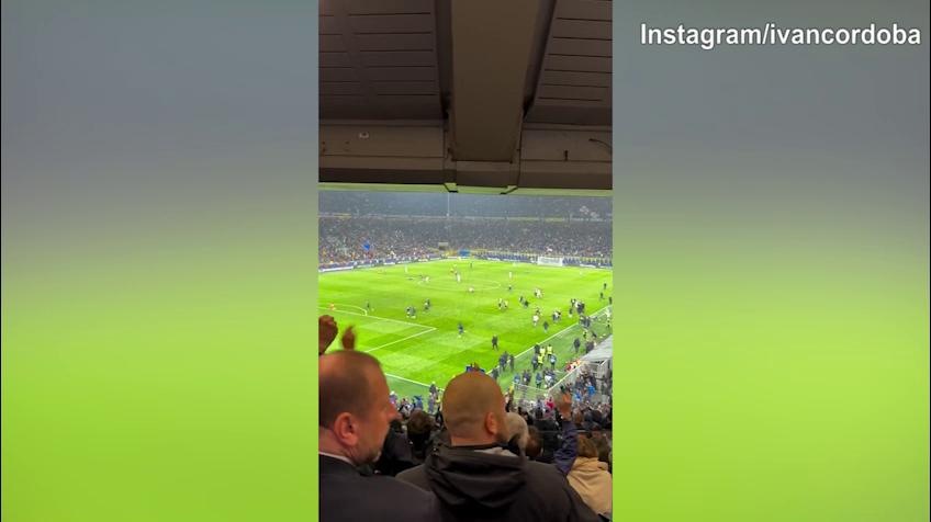 Inter, Cordoba esulta dalla tribuna: "Cose da..."