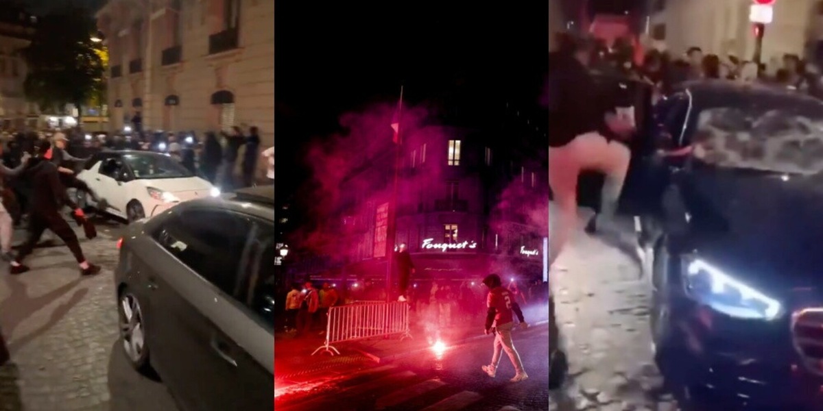 Caos a Parigi dopo Psg-Arsenal: tifosi feriti e auto incendiate dopo i festeggiamenti per la Champions League