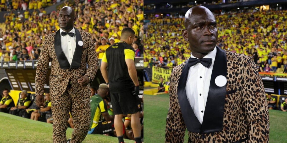 Segundo Castillo, altro look che non passa inosservato: completo leopardato in Barcellona Fc-River Plate