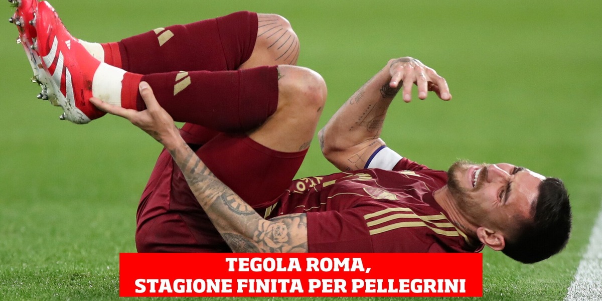 Tegola Roma, stagione finita per Pellegrini