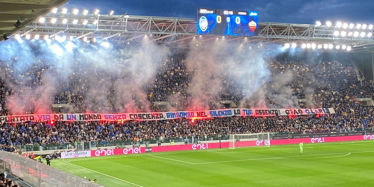 Atalanta, il silenzio assordante dei tifosi in protesta