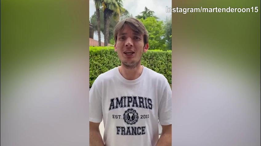 Atalanta in Champions League, Marten De Roon festeggia cantando l'inno
