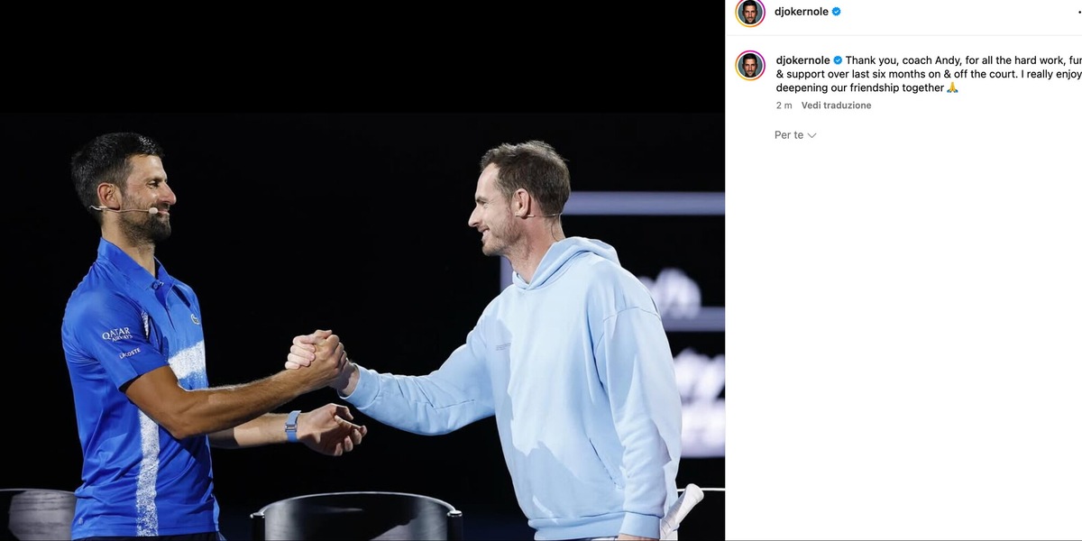 Clamoroso, Djokovic si separa da Murray: è ufficiale