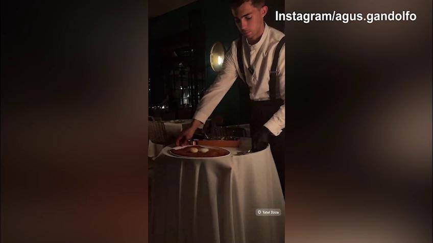 Lady Martinez e Lautaro, cena romantica a Ibiza