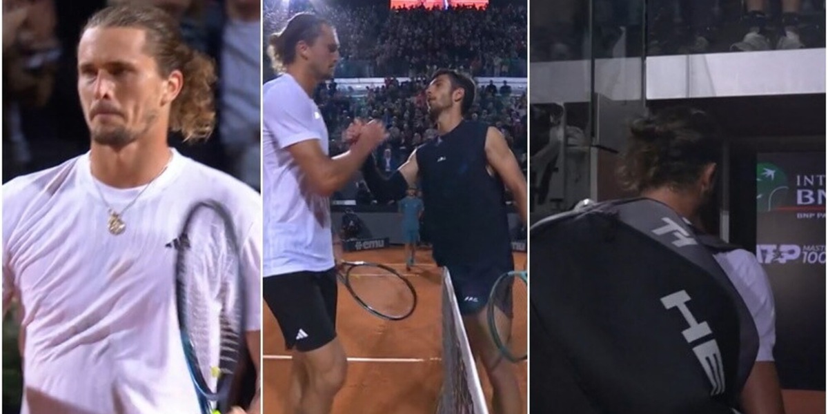 Furia Zverev, rabbiosa reazione dopo la sconfitta con Musetti: stretta di mano veloce, e poi...