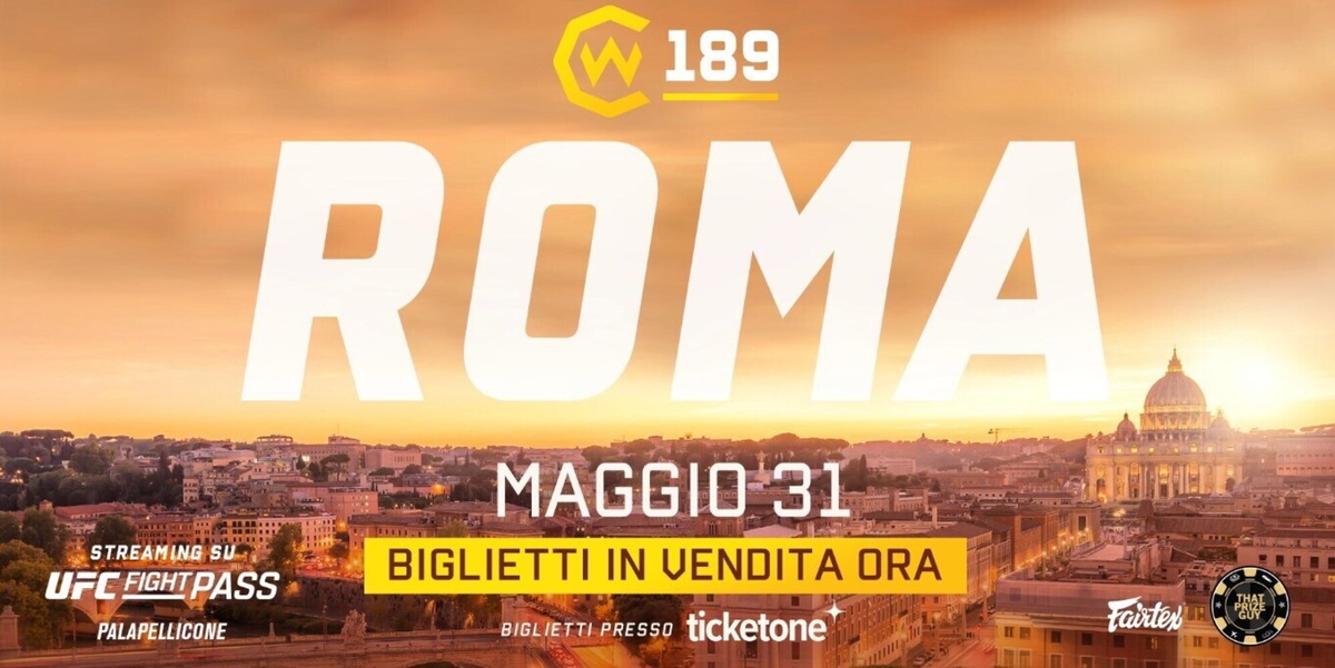 I Cage Warriors tornano nuovamente a Roma sabato 31 maggio al PalaPellicone di Ostia