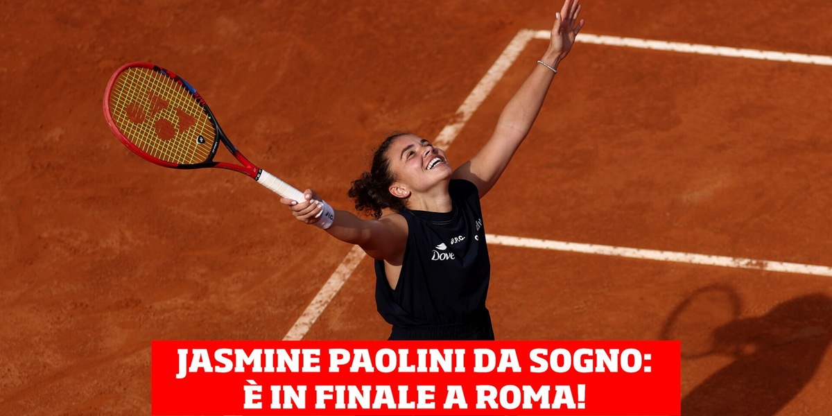 Super Jasmine Paolini, è in finale a Roma!