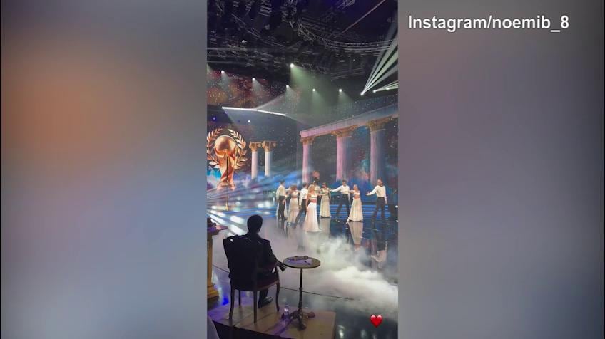 Totti show a Ballando con le stelle: Noemi