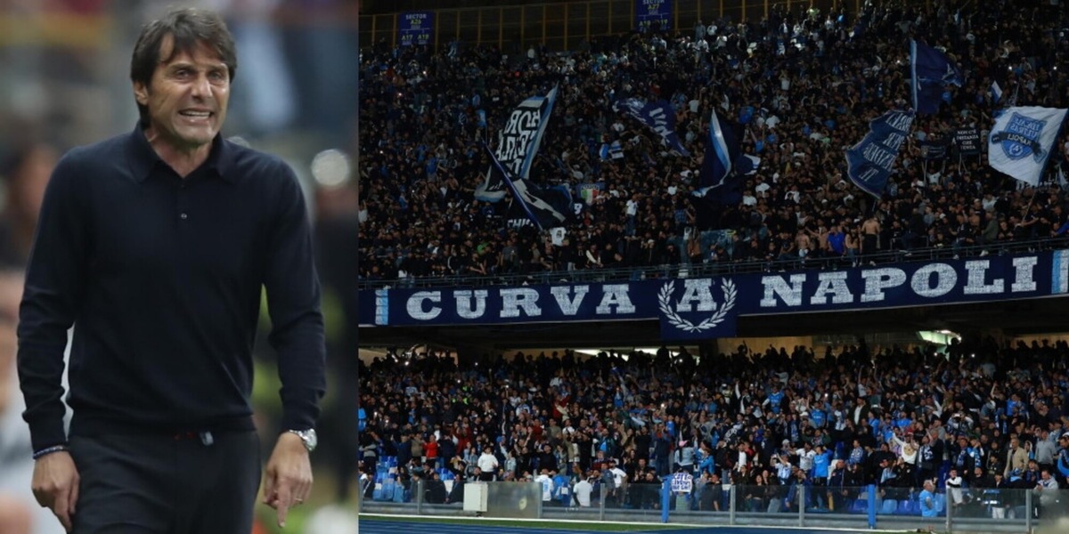Napoli, i tifosi accolgono l'appello di Conte: niente striscioni con "numeri a caso"