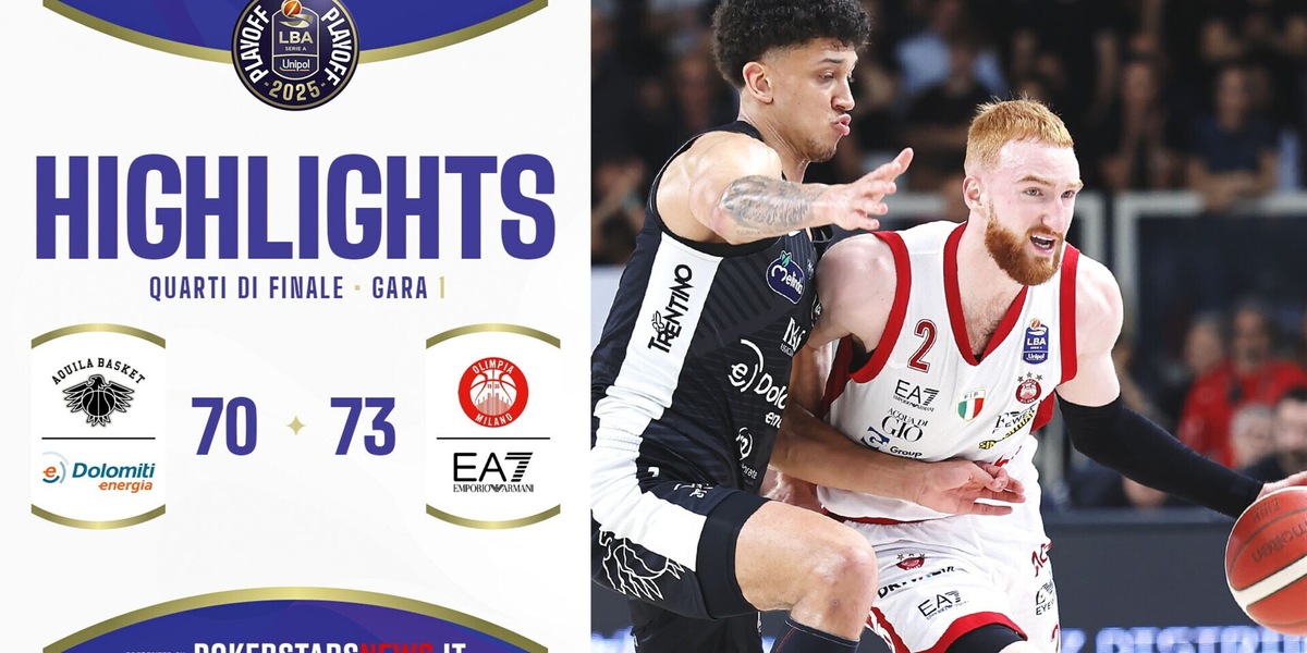 Dolomiti Energia Trentino – EA7 Emporio Armani Milano | Quarti di Finale | Gara-1