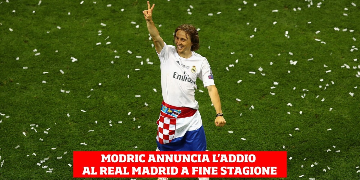 Modric annuncia l'addio al Real Madrid