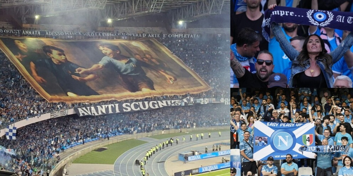 Napoli, coreografia da brividi e show sugli spalti del Maradona: tutte le foto