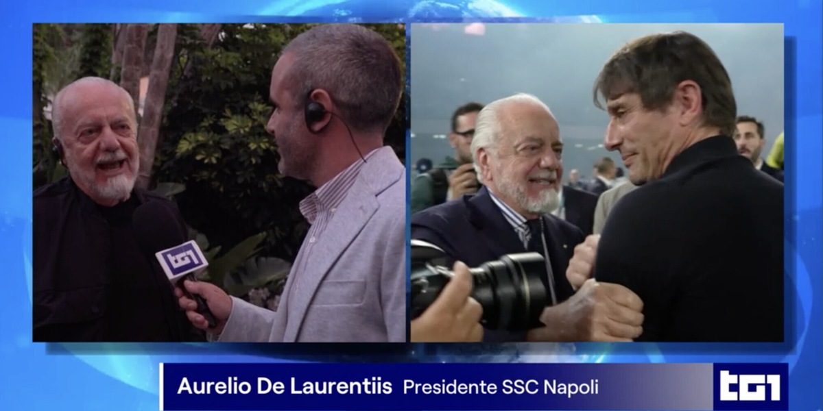 De Laurentiis su Conte: "Vedremo quello che accadrà, chi vivrà vedrà"