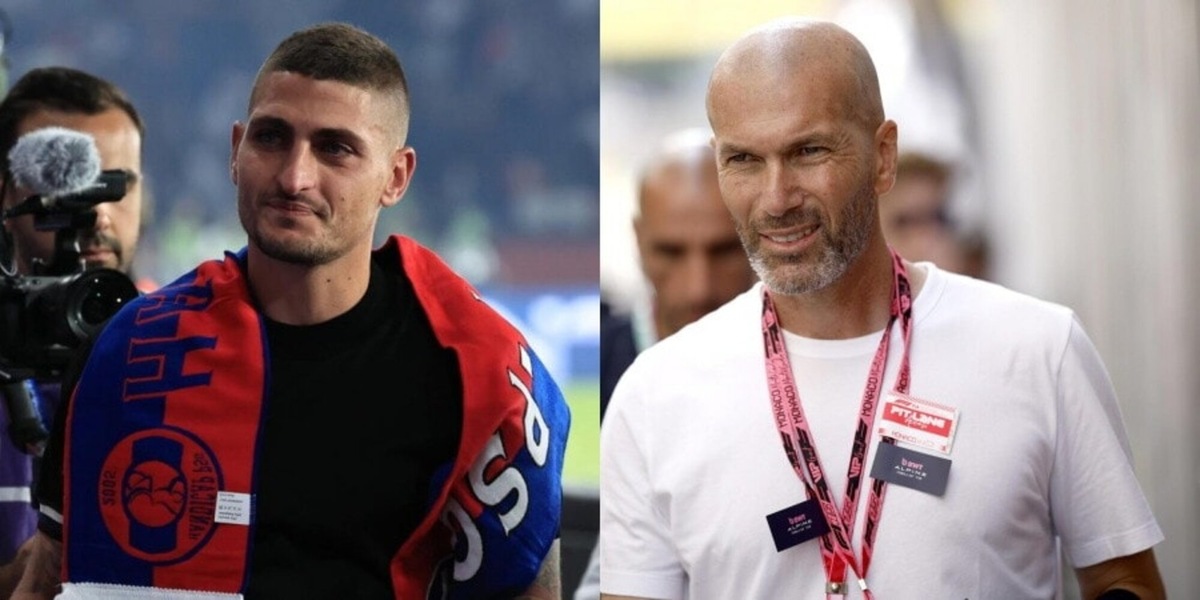 Verratti e l'ex Juve Zidane sull'Inter in finale Champions: "Tifiamo Psg"