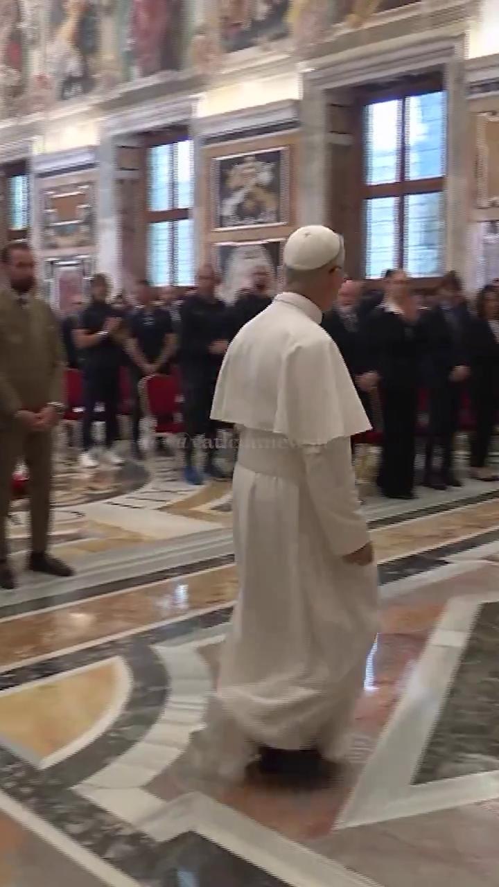 Il discorso di Papa Leone al Napoli: "Congratulazioni per la vittoria"