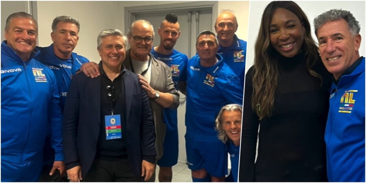 Napoli Legends, campioni senza tempo insieme a Venus Williams