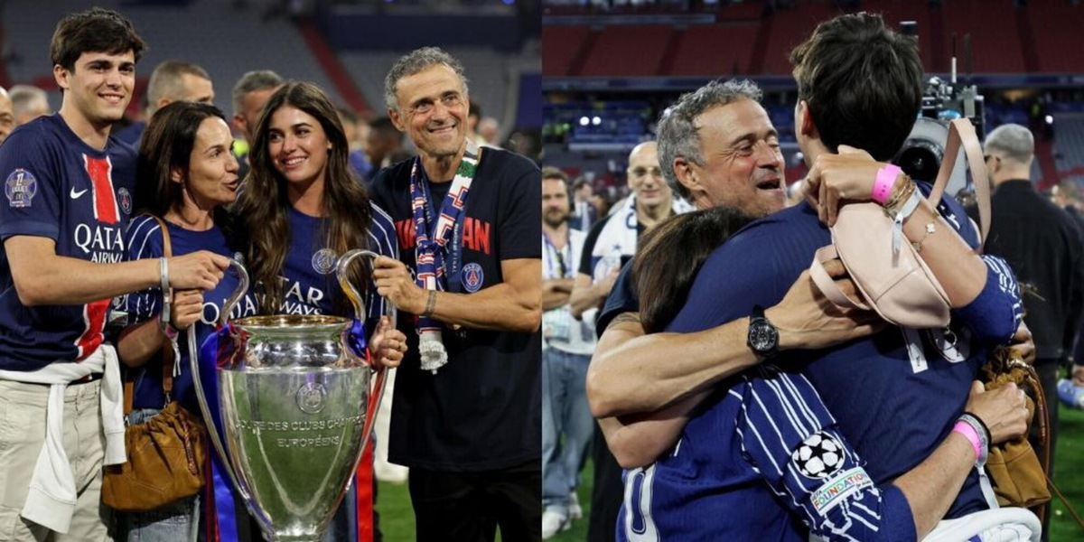 Luis Enrique piange tra le braccia della famiglia: le foto che commuovono il mondo