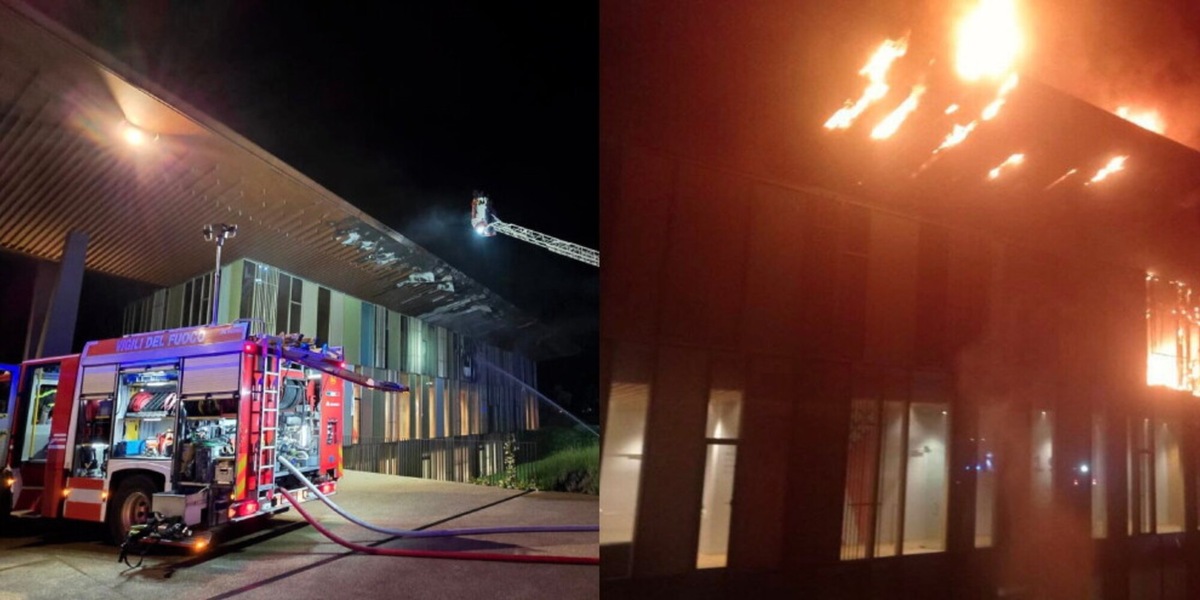 Fiorentina, incendio nella notte al Viola Park: pompieri a lavoro fino all'alba