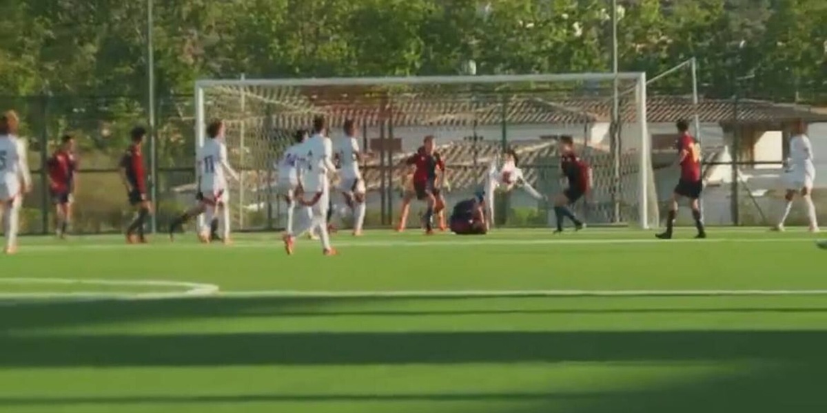 Torneo Manlio Selis, gol pazzesco in rovesciata in Flamengo-Genoa!