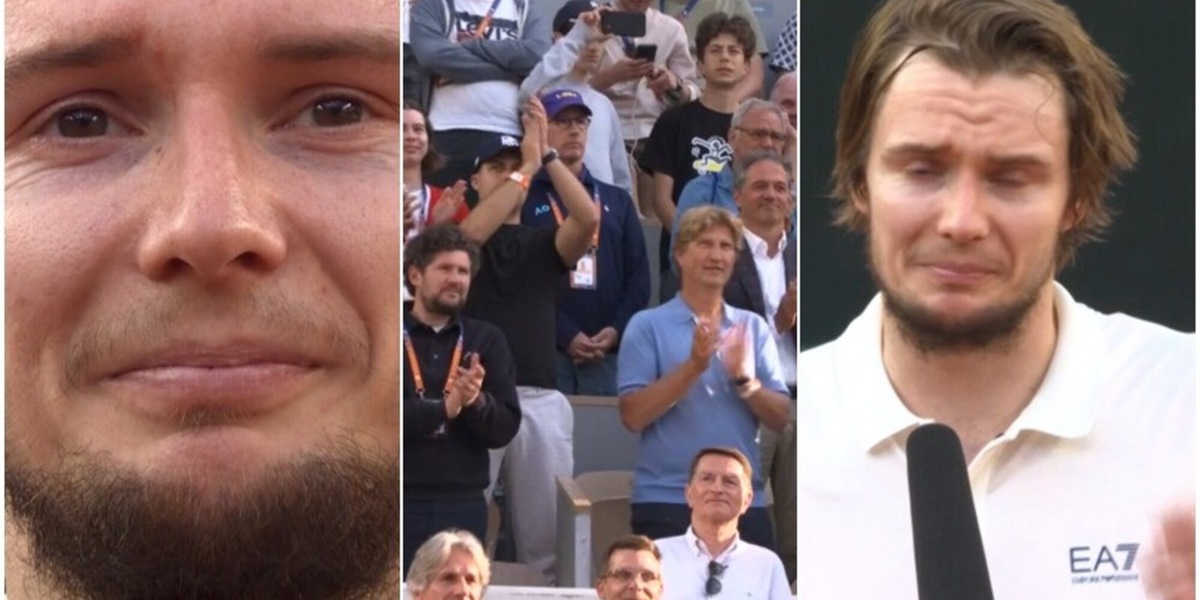 Bublik si commuove dopo la vittoria su Draper: "A volte hai una sola chance". Poi cita Sinner, il pubblico si alza in piedi e...