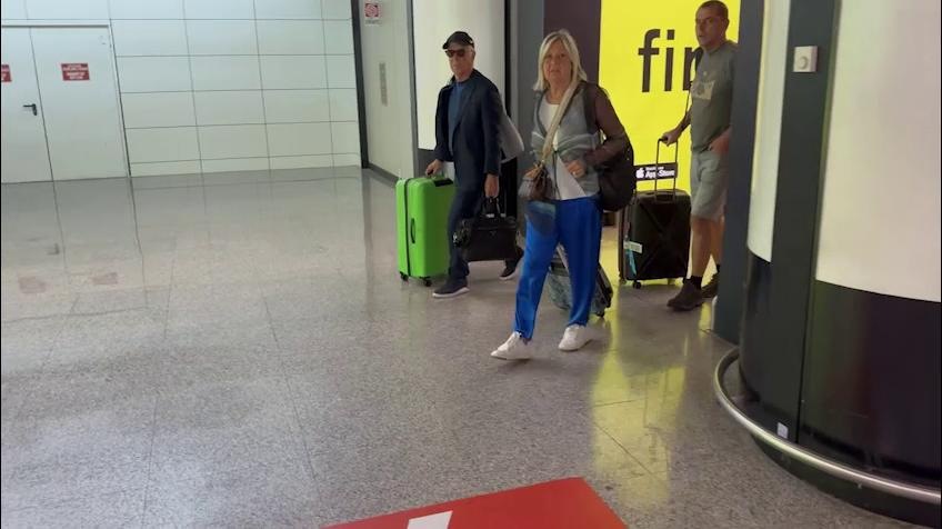 Roma, Gasperini è sbarcato in città