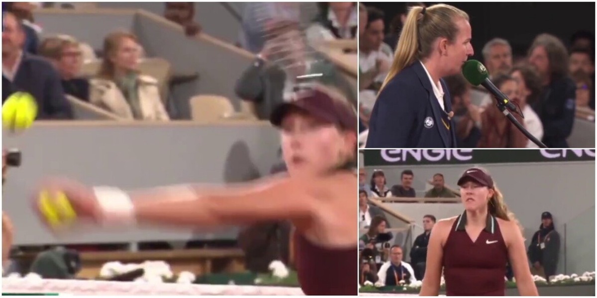 Il pubblico del Roland Garros contro Andreeva: lei impazzisce, scaraventa la pallina e...