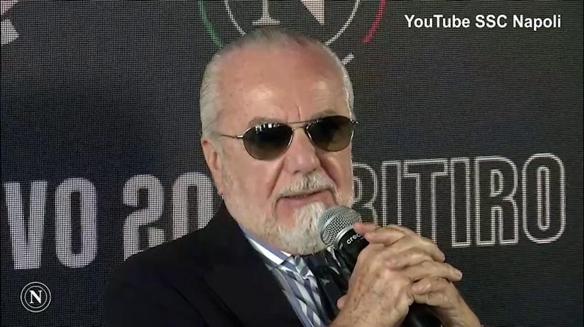 De Laurentiis: "De Bruyne un fuoriclasse. Mercato? Non fate domande sciocche"