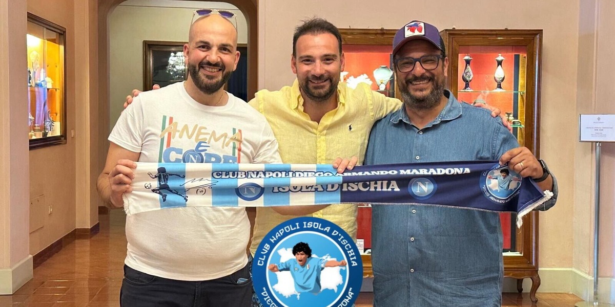 Manna incontra il Club Napoli Isola d'Ischia "Diego Armando Maradona"