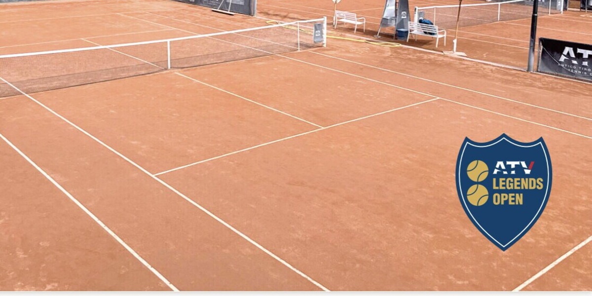 ATV Legends Open: i simboli azzurri del tennis in campo il 7 e l'8 giugno