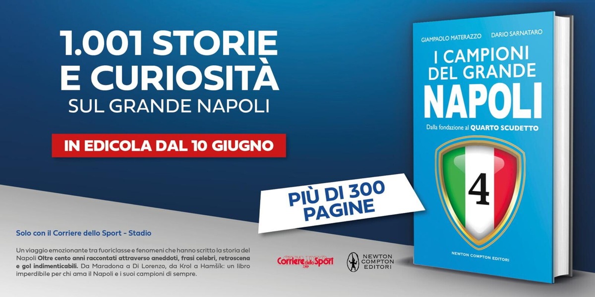 I campioni del grande Napoli: in edicola il libro per celebrare lo scudetto