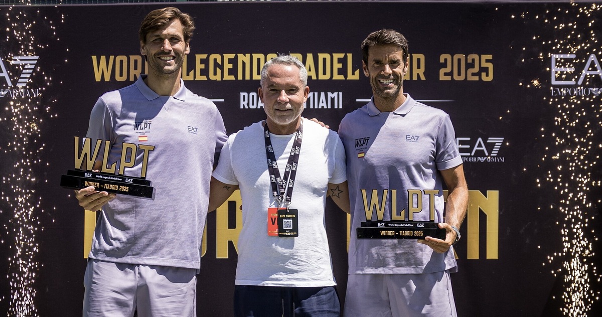 EA 7 World Legends Padel Tour, trionfo spagnolo a Madrid con Llorente e Prieto