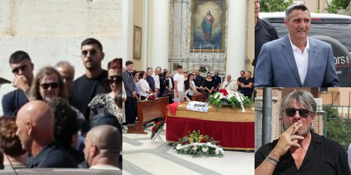 Funerali Butinar, l'ultimo saluto ad Ostia: presenti anche Pellegrini e Mancini