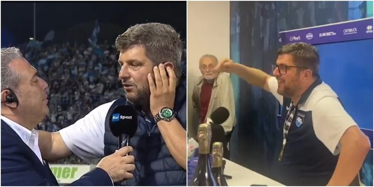 Silvio Baldini, lo sfogo in diretta dopo la promozione del Pescara è virale: "Dicevano che ero una testa di caz..."