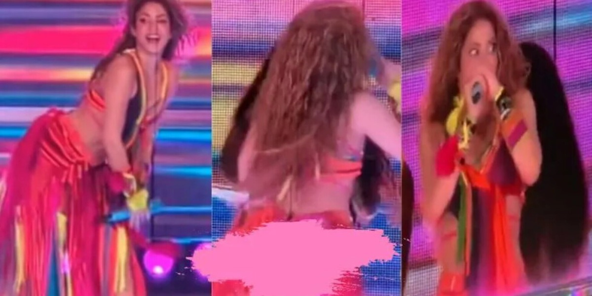 L'incidente di Shakira davanti a 65mila persone: la gonna si apre durante il concerto