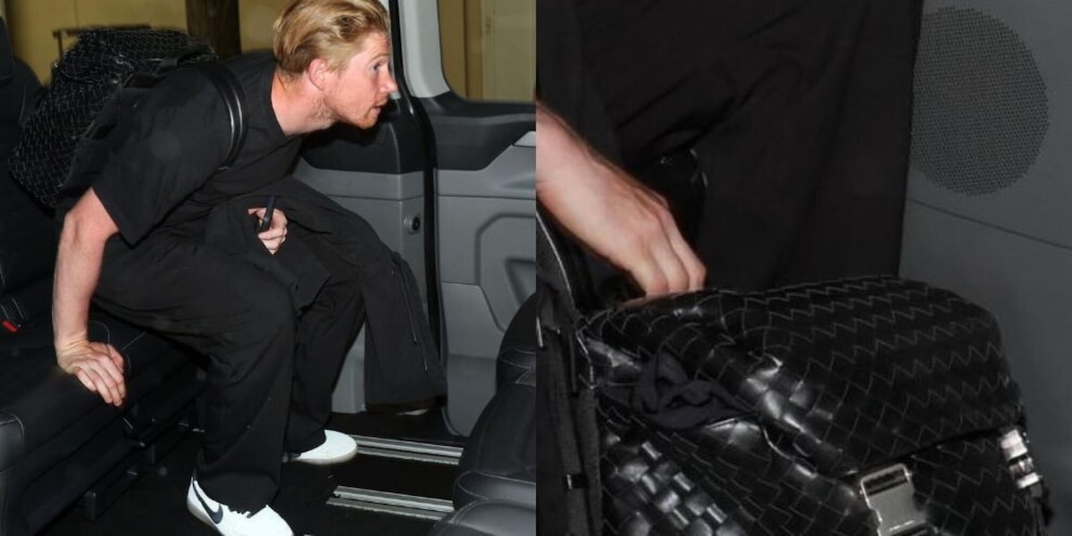 Lo zaino griffato e le scarpe "comuni": i marchi e i prezzi del look del primo giorno di De Bruyne in Italia