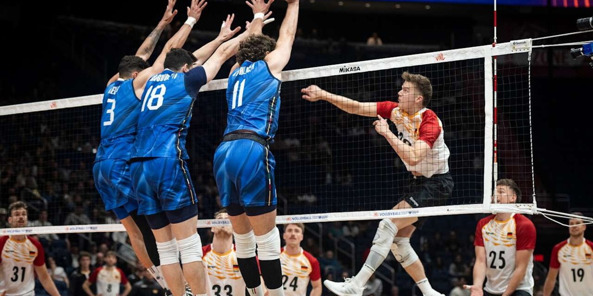 VNL: Italia che rimonta da 0-2 a 3-2, Germania battuta